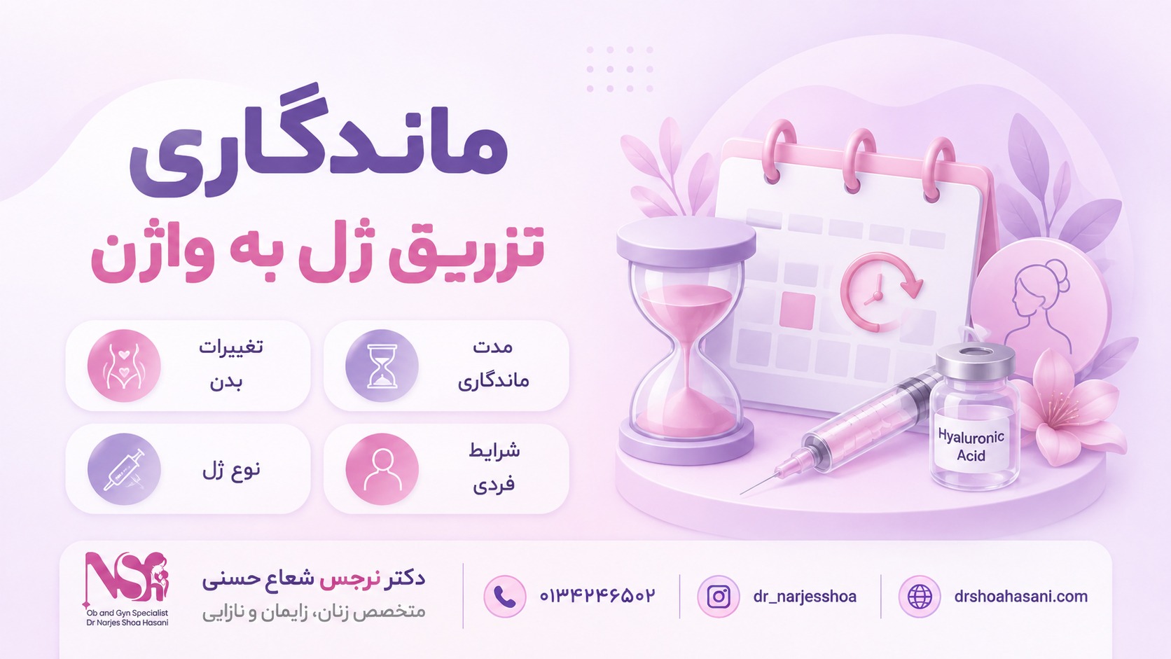 ماندگاری تزریق ژل به واژن