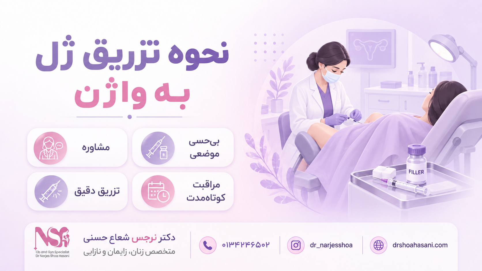 نحوه تزریق ژل به واژن